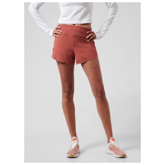 Athleta Women’s Sz XL Peach Run With It 3.5” Lightweight Athletic Shorts - Picture 1 of 12